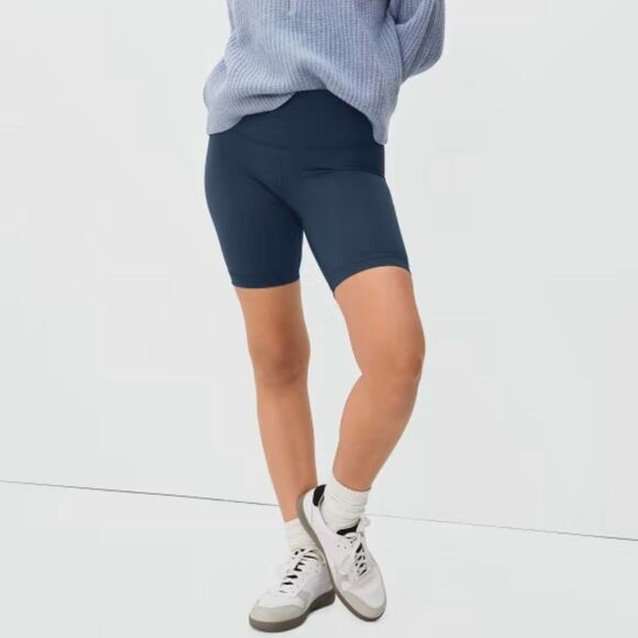 Everlane The Perform Bike Workout Athleisure Short Atlantic Blue XS - Picture 1 of 7
